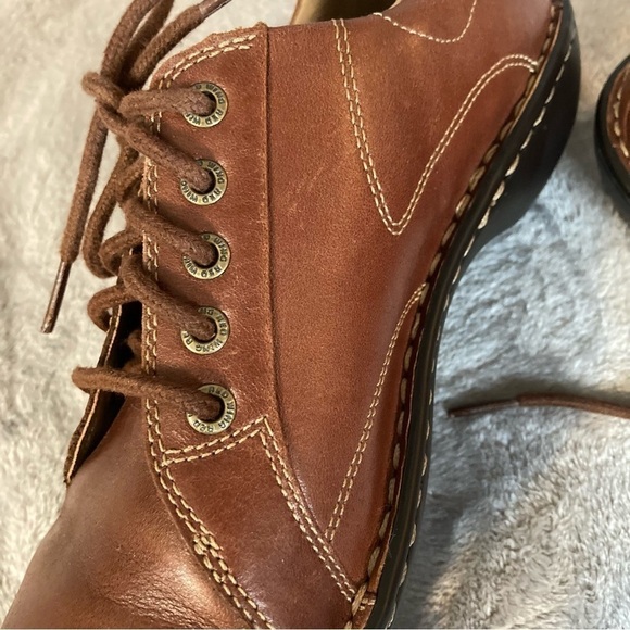 Red Wing Lace Up Oxford Style 4933 Leather Pecan Brown Shoes Size 9.5B - Picture 7 of 16